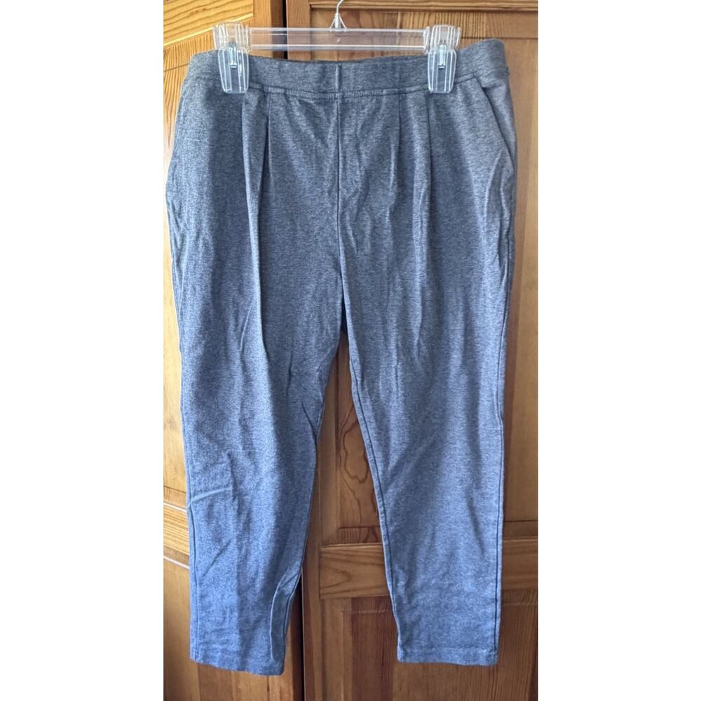 Hive & Honey Slouchy Ponte Pant Heather Grey Size Large